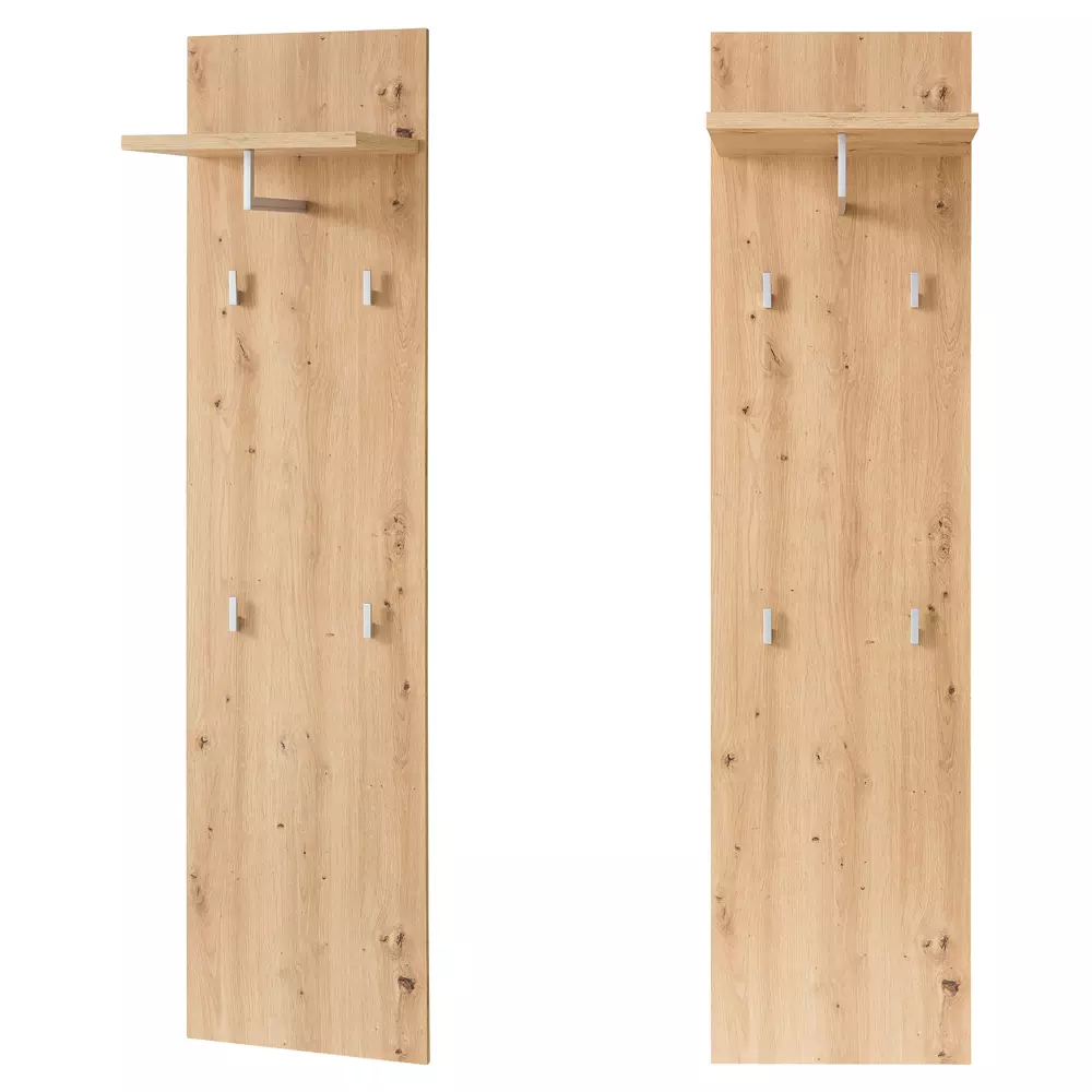 Lomadox Garderobenset modern 3-teilig mit Kommode grün matt mit Eiche BLISS-36 Letzte 3 Tage