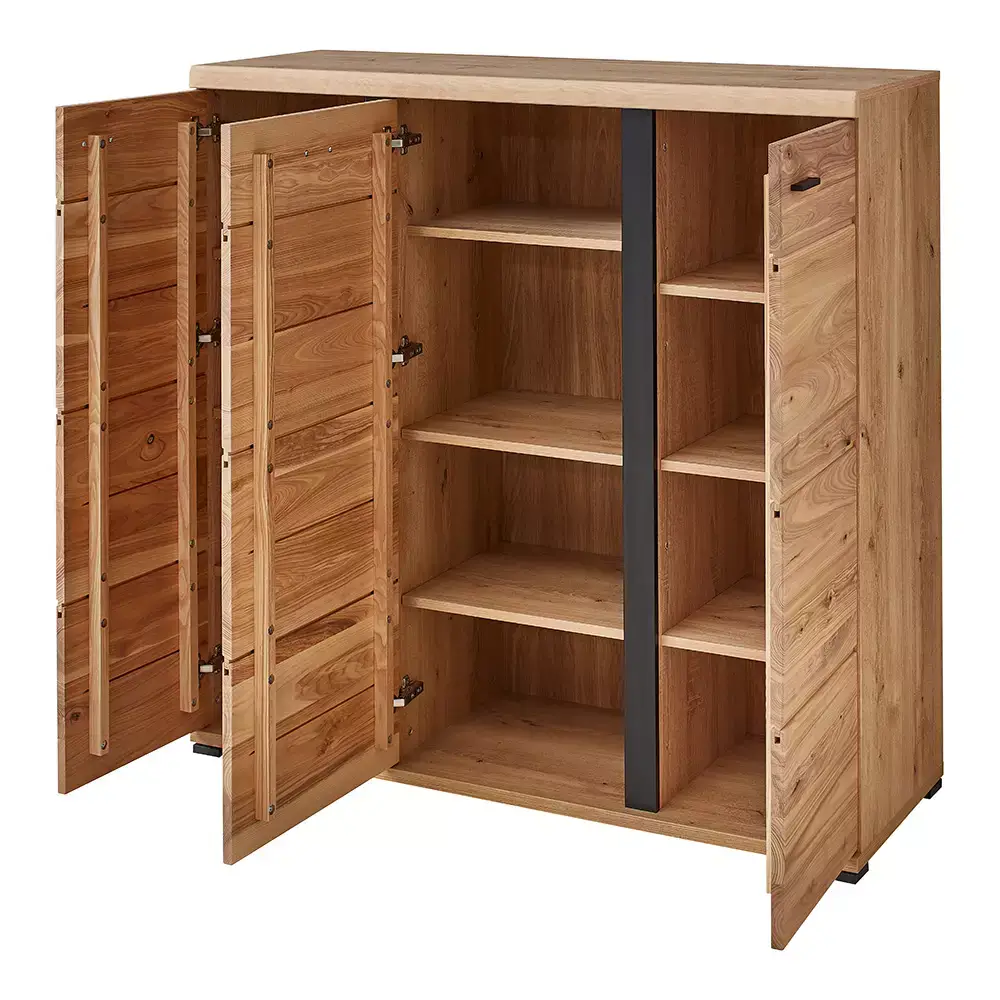 Lomadox Highboard, Altesche gebürstet, teilmassiv, SARINA-36 Verkauf