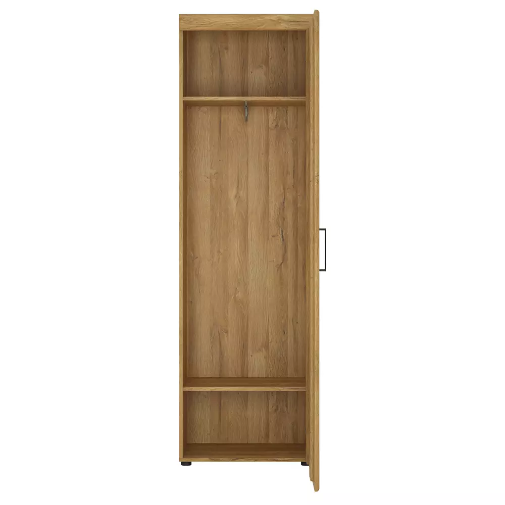 Lomadox Garderobenschrank in Grandson Eiche Nb. mit Türanschlag rechts CARIATI-129, B/H/T ca. 58/195/37,4 cm Großer Ausverkauf
