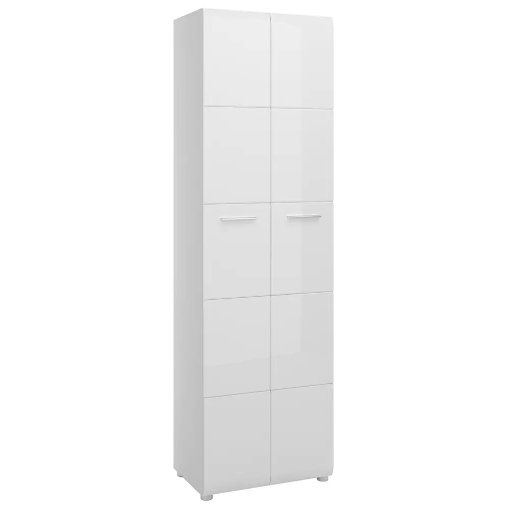 Lomadox Garderobenschrank in weiß Hochglanz MALABO-129 Begrenztes Angebot
