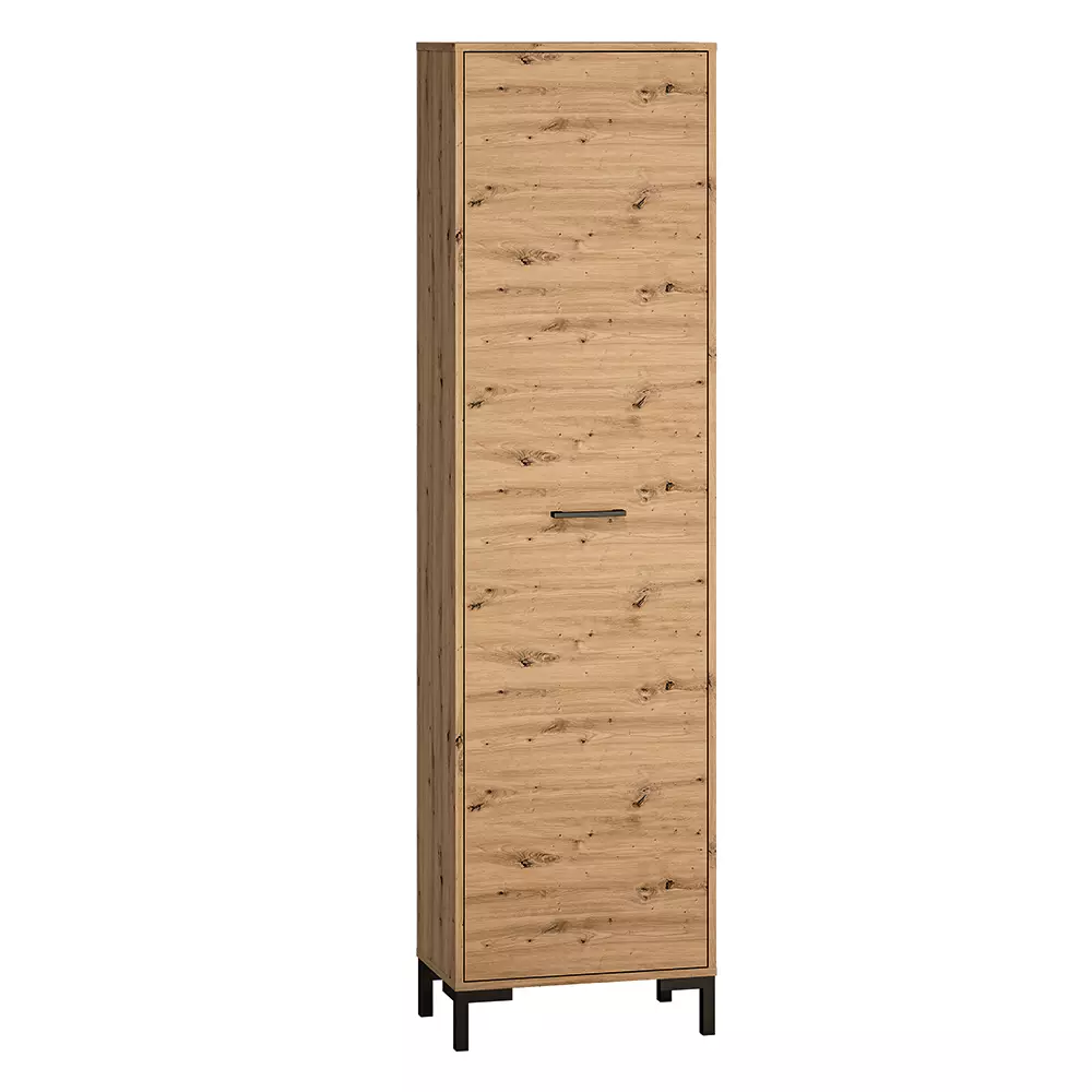 Lomadox Garderobenschrank, Artisan Eiche Nb., NASSAU-131, B/H/T ca. 55/200/34 cm