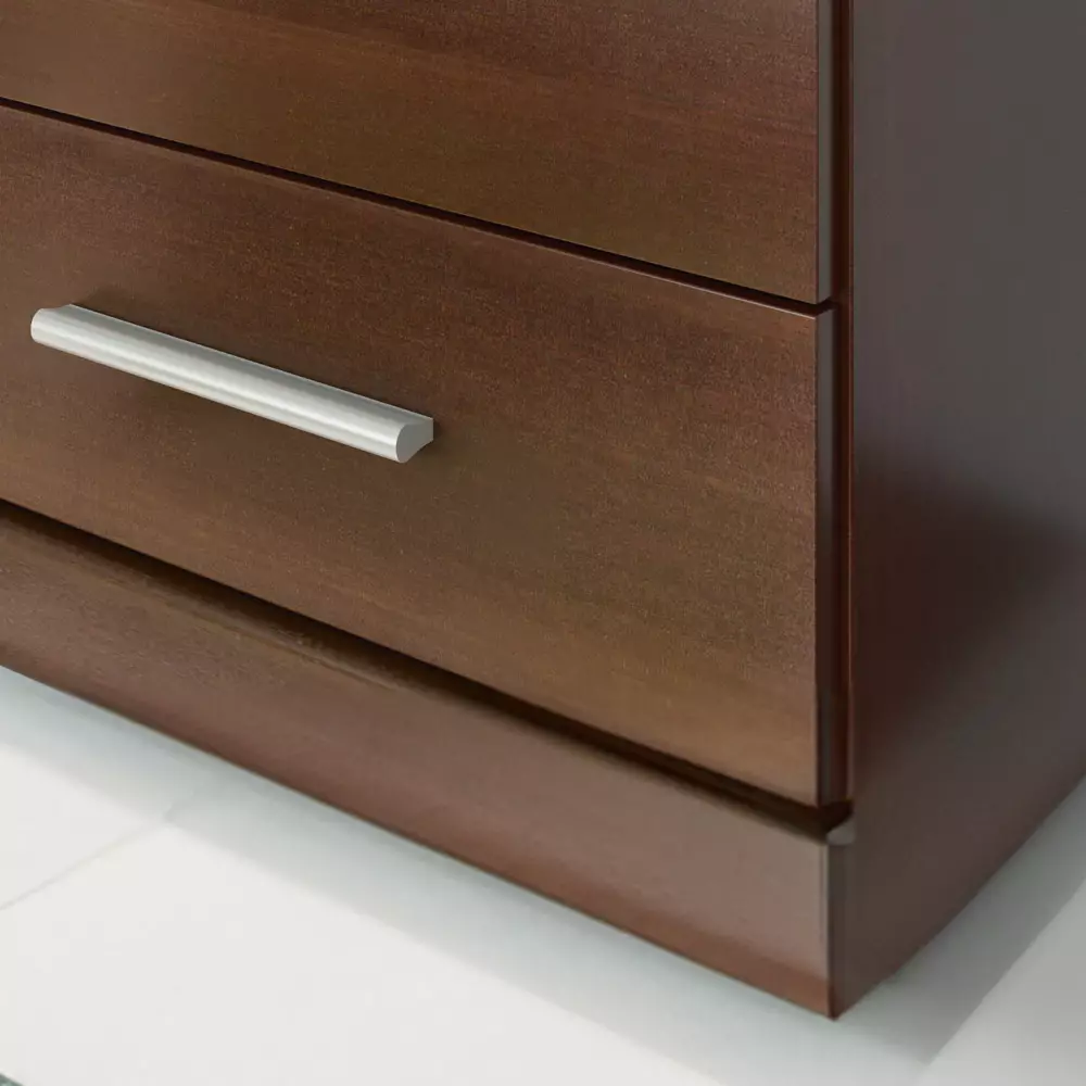 Lomadox Kleiderschrank 80 cm mit 2 Türen Nussbaum IMPERIA-129 Saisonale Angebote
