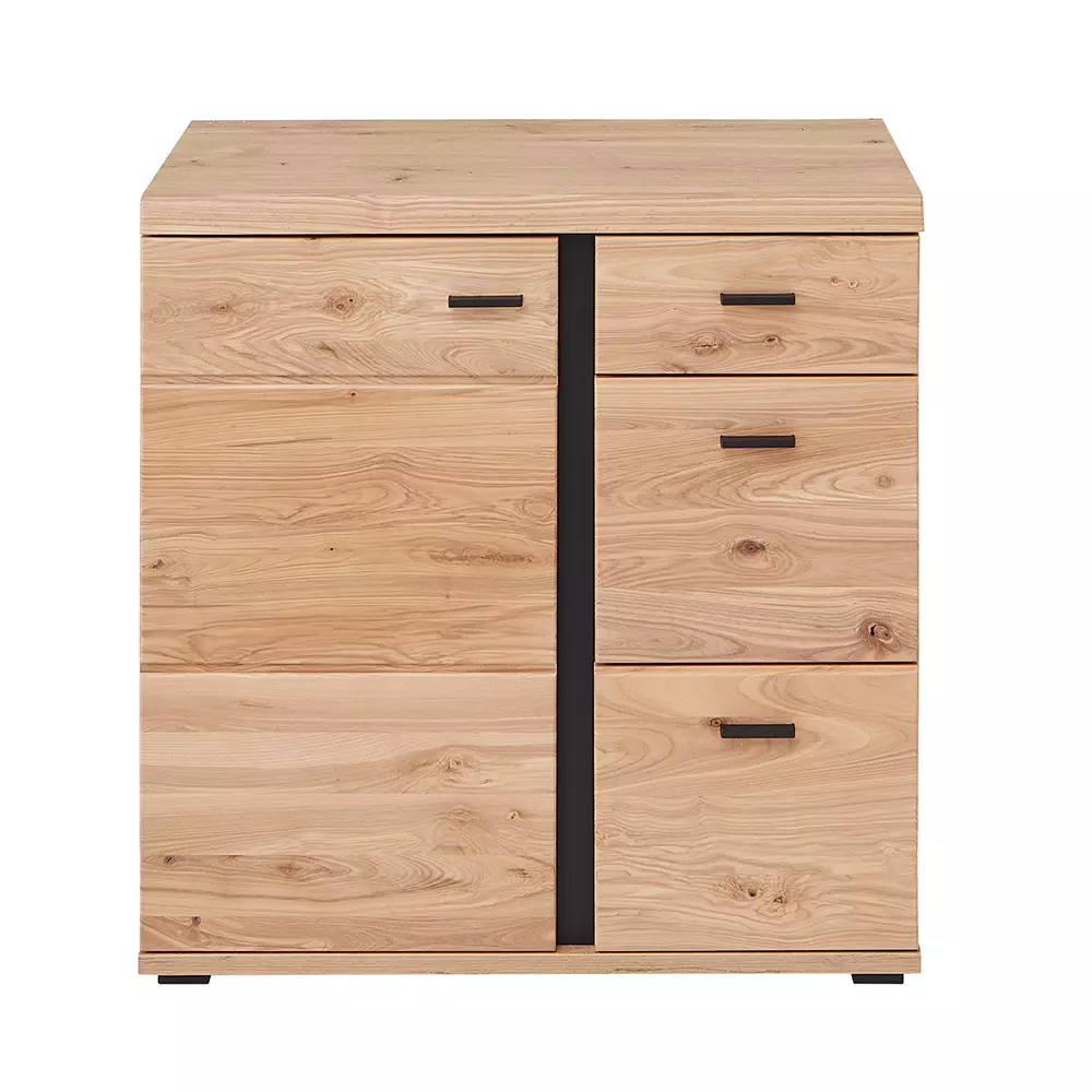 Lomadox Kommode 85cm, Altesche gebürstet, teilmassiv, SARINA-36 Bis zu 50% Rabatt