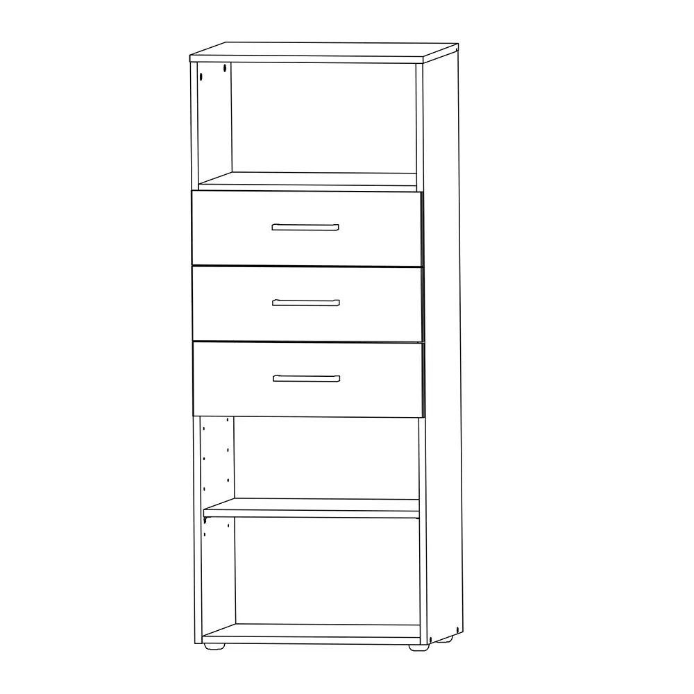 Lomadox Regal 126cm hoch, graphit, MIAMI-43, diverse Breiten Fabrik Onlineshop