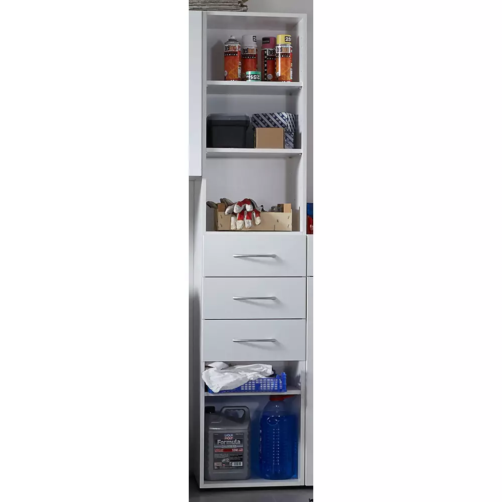 Lomadox Regal 185cm hoch, weiß, MIAMI-43, diverse Breiten Günstig kaufen