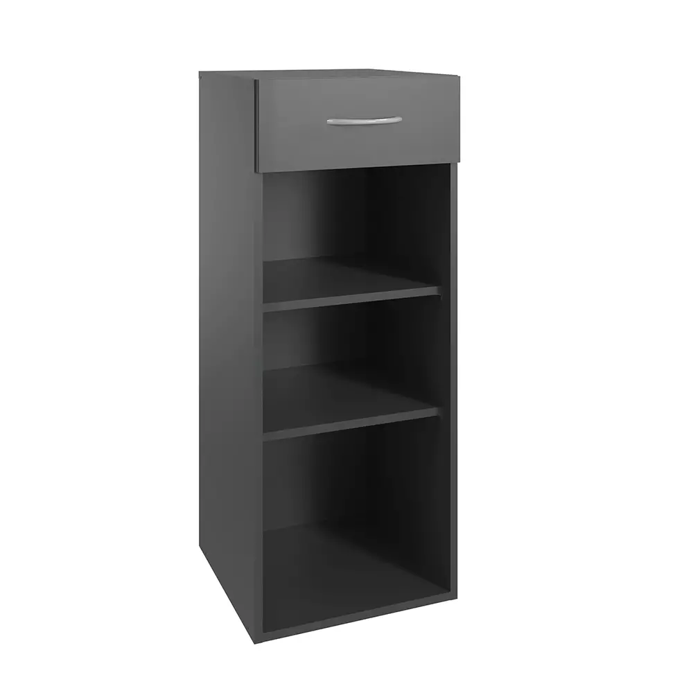 Lomadox Regal 98cm hoch, graphit, MIAMI-43, diverse Breiten