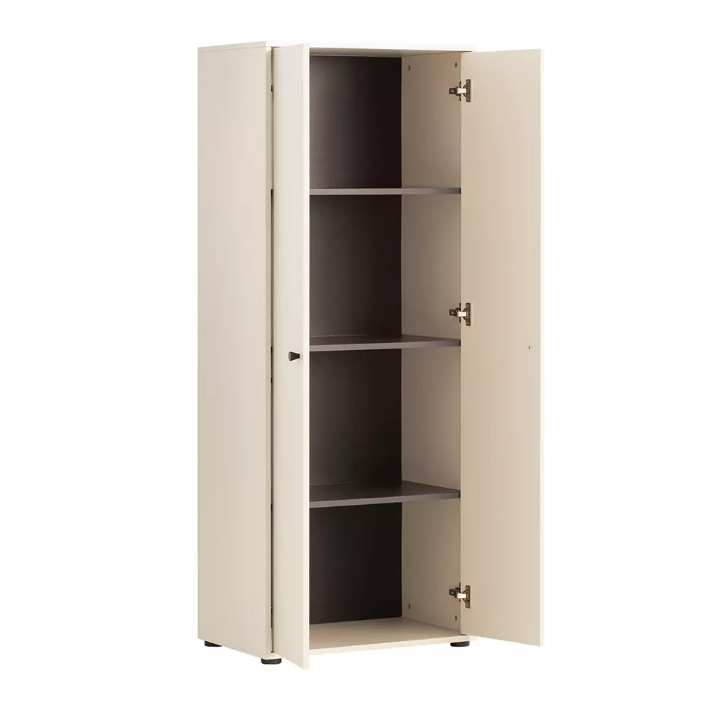 Lomadox Schrank 2-türig beige LORCA-80 Jubiläumsangebot