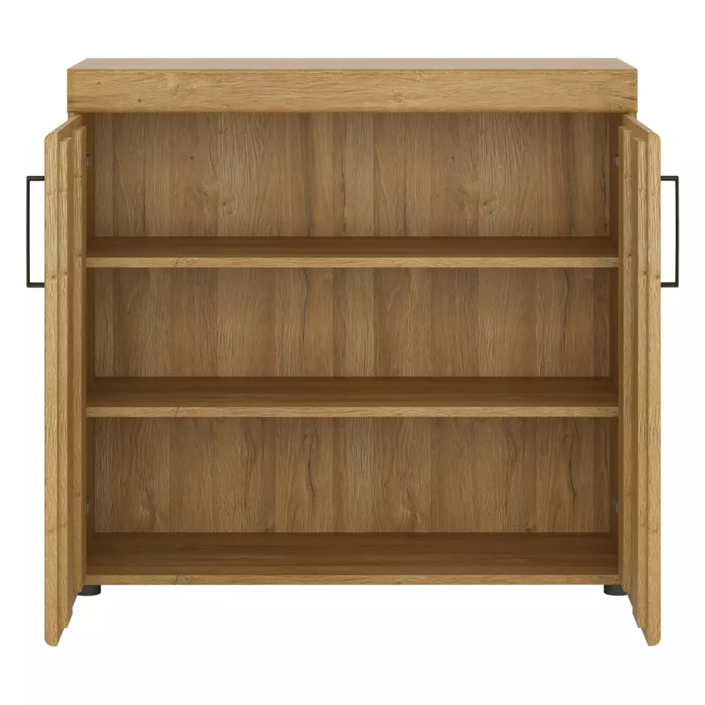 Lomadox Sideboard Kommode mit 2 Türen in Grandson Eiche Nb. CARIATI-129, B/H/T ca. 92,8/86/40,9 cm Angebote