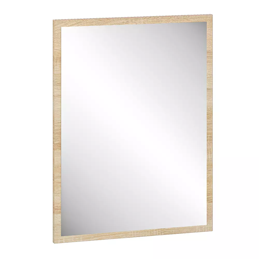 Lomadox Spiegel 50 cm breit mit Eiche hell CHEB-131