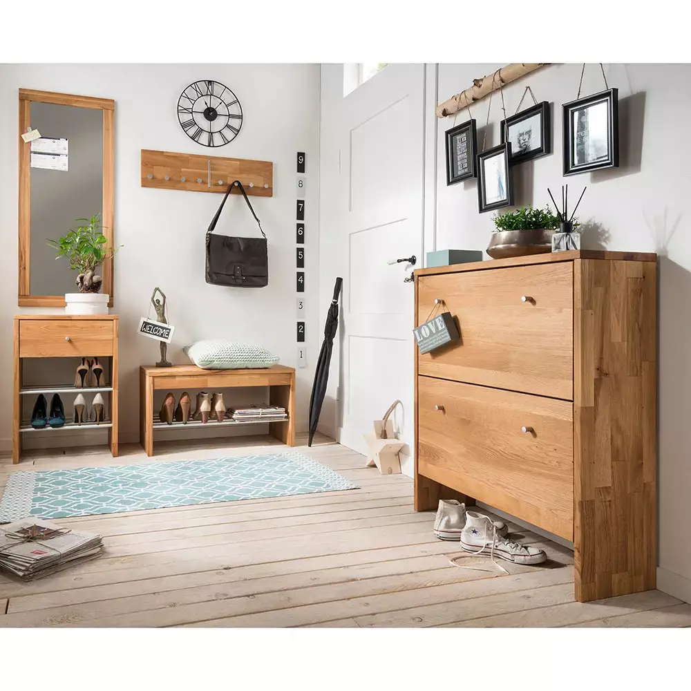 Lomadox Spiegel Eiche massiv quer oder hochkant CUENCA-137 Sonderangebot