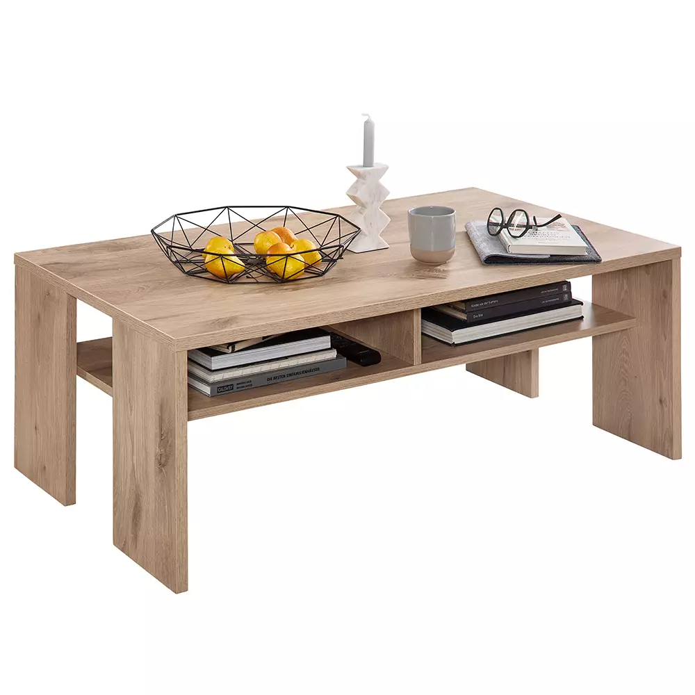 Lomadox Couchtisch in Eiche, FARO-36-REED