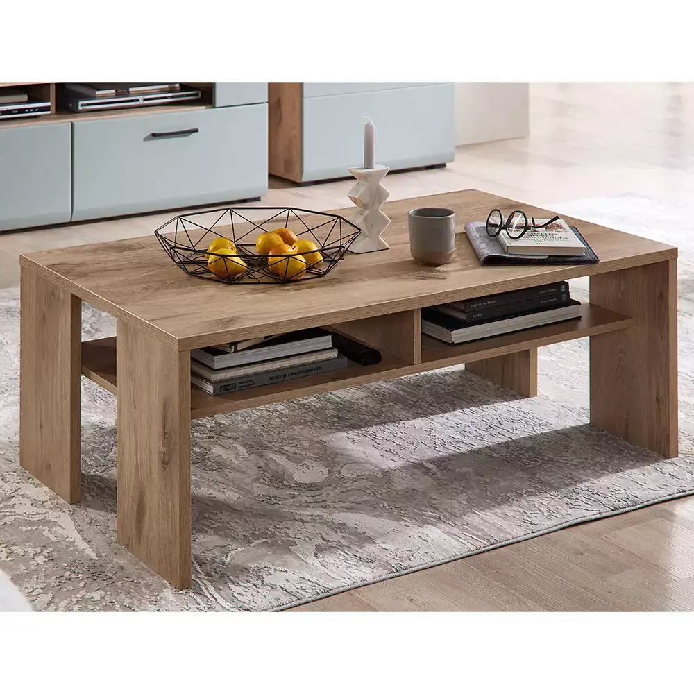 Lomadox Couchtisch in Eiche, FARO-36-REED Tägliche Deals