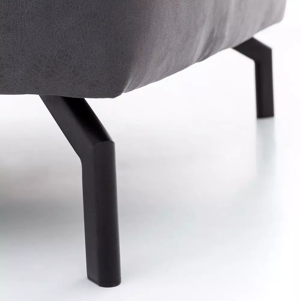 Lomadox Ecksofa mit verstellbaren Kopfteilen, Vintageoptik dunkelgrau CASSINO-155 Bis zu 65% Rabatt