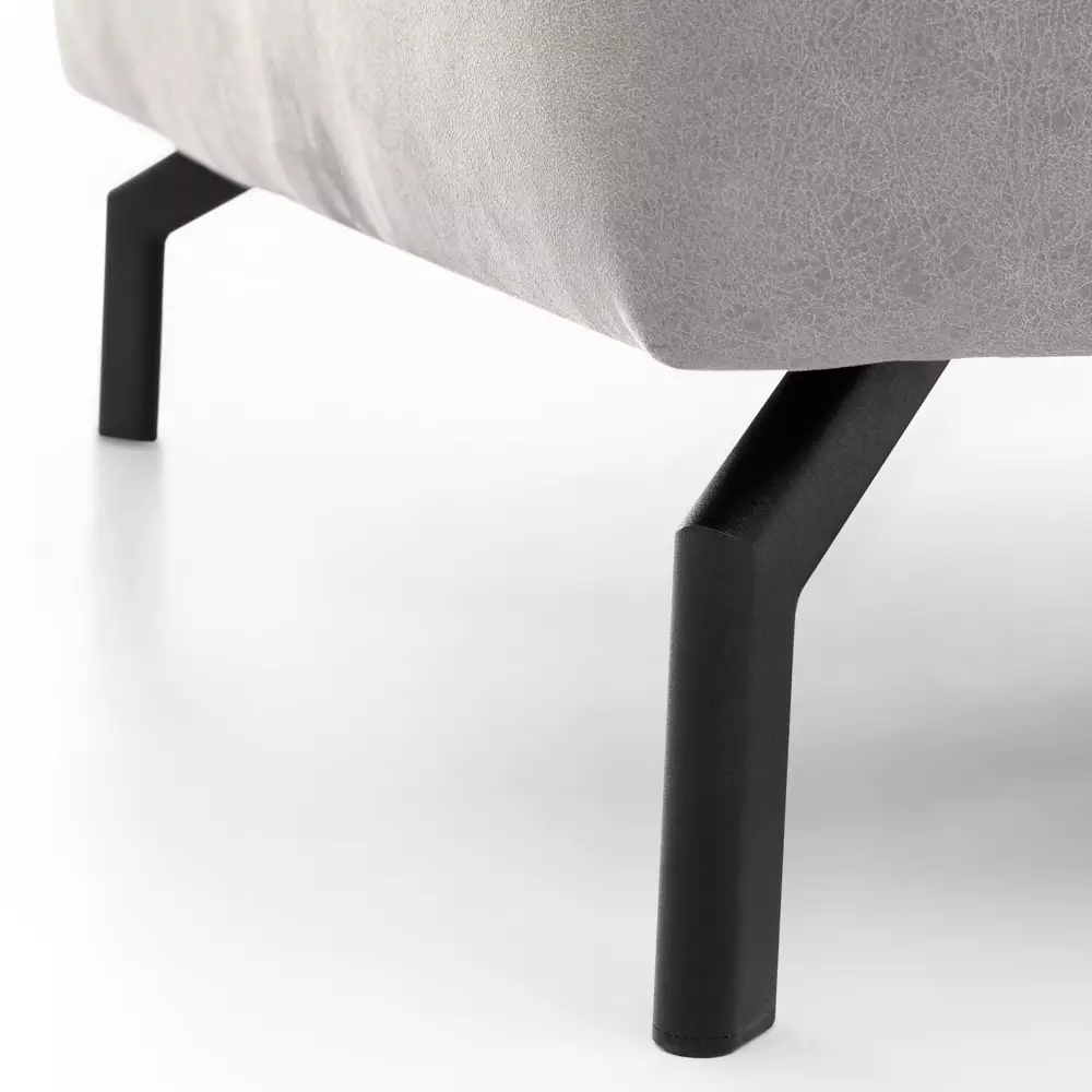 Lomadox Ecksofa mit verstellbaren Kopfteilen, Vintageoptik silber CASSINO-155 Vierteljährliche Förderung