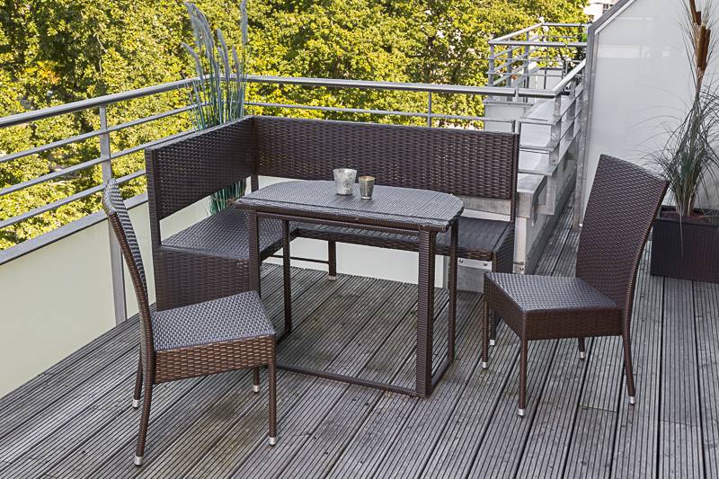 Merxx Eckbank Set 4tlg. Klapptisch 90 x 50 cm Heißer Verkauf