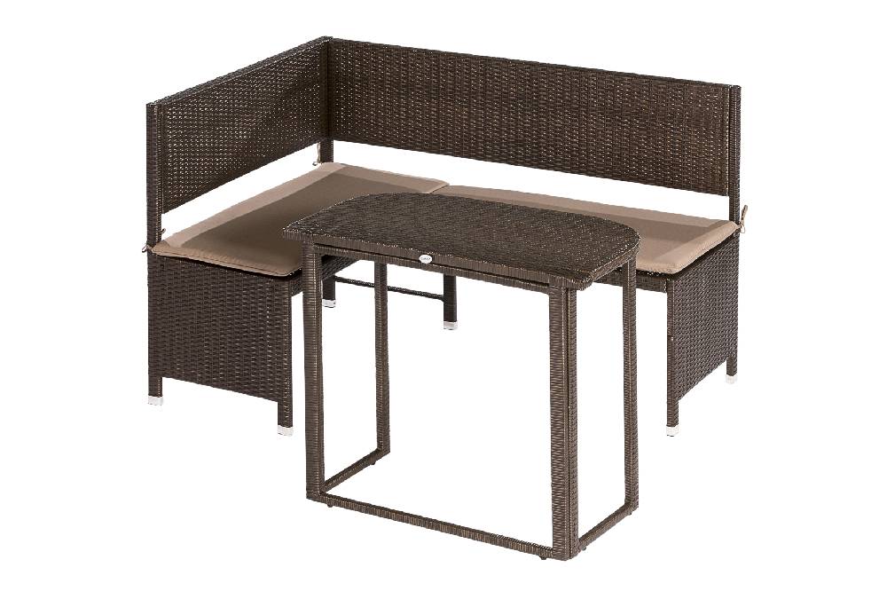Merxx Eckbank Set 4tlg. Klapptisch 90 x 50 cm Heißer Verkauf