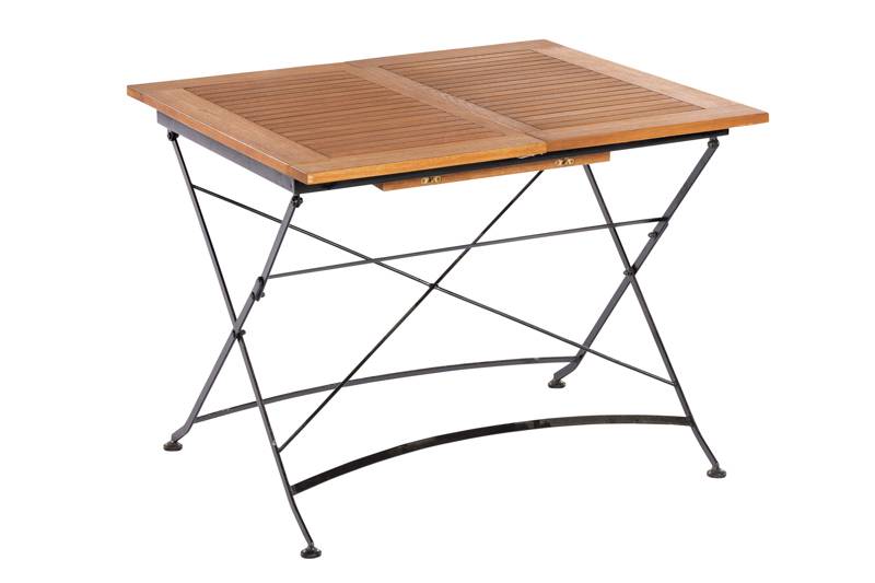 Merxx Schlossgarten Set 5tlg. Klappausziehtisch 100/150 x 90 cm Preisnachlass