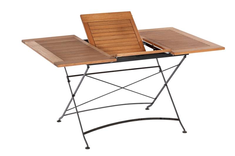 Merxx Schlossgarten Set 5tlg. Klappausziehtisch 100/150 x 90 cm Preisnachlass