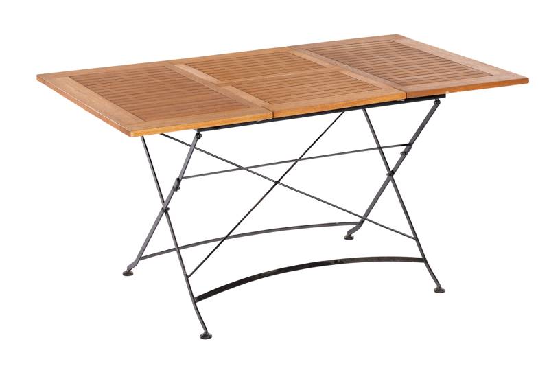 Merxx Schlossgarten Set 5tlg. Klappausziehtisch 100/150 x 90 cm Preisnachlass