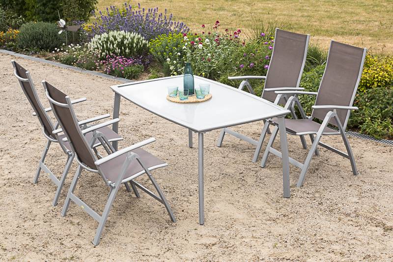 Merxx Carrara Set 5tlg. Tisch 150 x 90 cm Blitzverkäufe