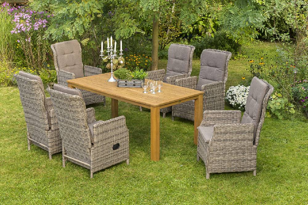 Merxx Riviera Set 7tlg. Tisch 180 x 90 cm Online Outlet