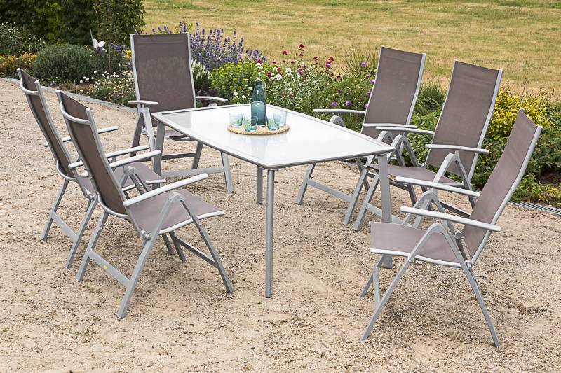 Merxx Carrara Set 7tlg. Tisch 150 x 90 cm zollfrei