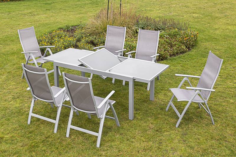 Merxx Carrara Set 7tlg. Ausziehtisch 160/220 x 90 cm Online