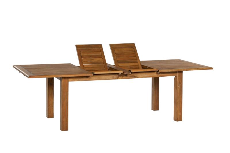 Merxx Paraiba Set 9tlg. Doppelausziehtisch 180/260 x 100 cm Fabrikpreis