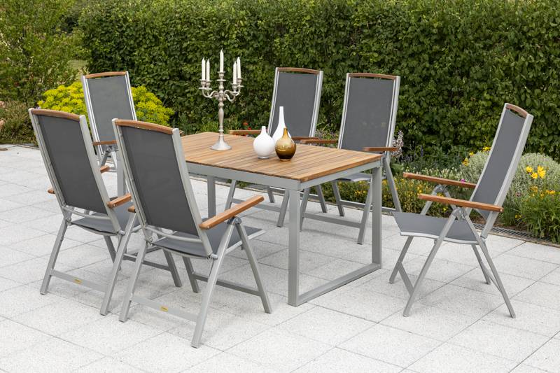 Merxx Siena Set 7tlg. Ausziehtisch 150/220 x 90 cm Blitzangebot