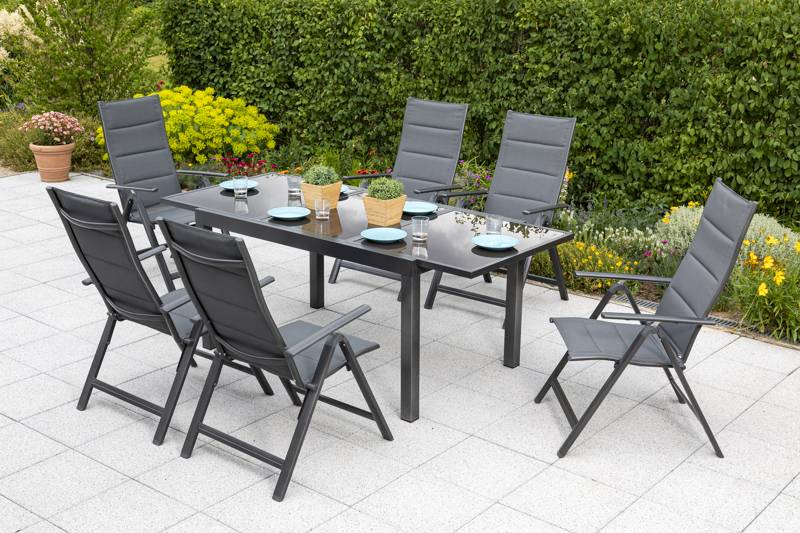 Merxx Taviano Set 7tlg. Ausziehtisch 160/ 220 x 90 cm Bestseller