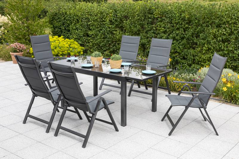Merxx Taviano Set 7tlg. Ausziehtisch 160/ 220 x 90 cm Bestseller