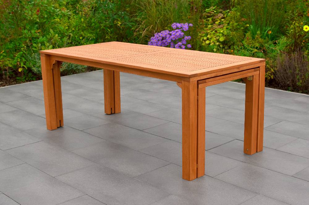 Merxx Flex-Ausziehtisch 185/370 x 90 cm Fabrikpreis
