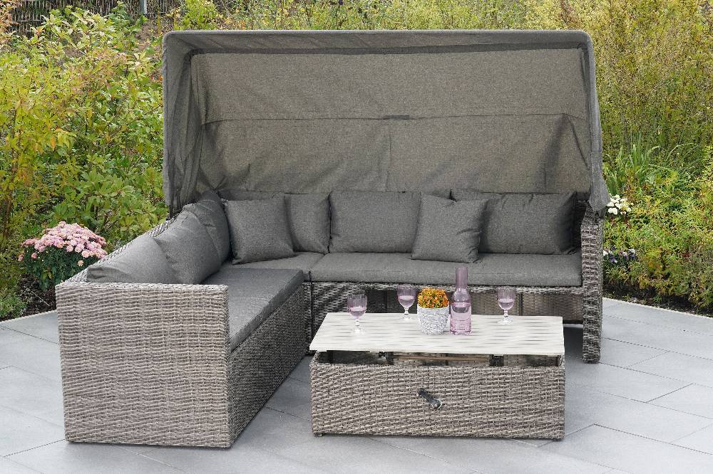 Merxx San Marco Eckset Tisch höhenverstellbar 110 x 60 cm Exklusive Angebote