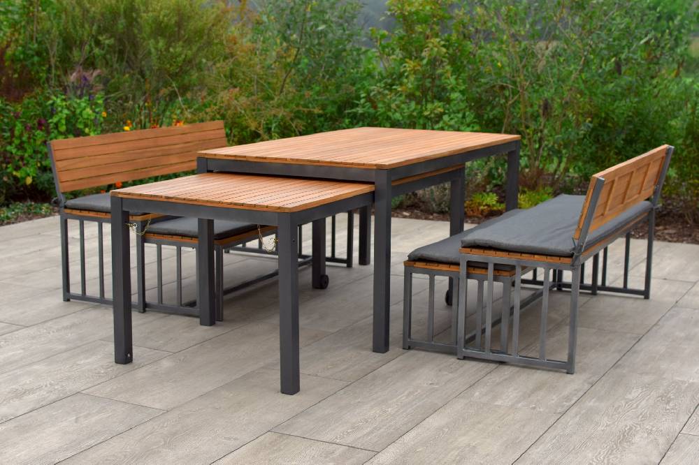 Merxx Milos Set Flex-Ausziehtisch 160/320 x 90 cm JETZT KAUFEN