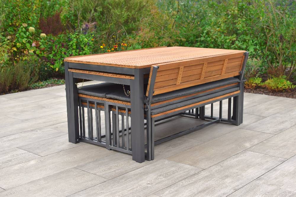Merxx Milos Set Flex-Ausziehtisch 160/320 x 90 cm JETZT KAUFEN