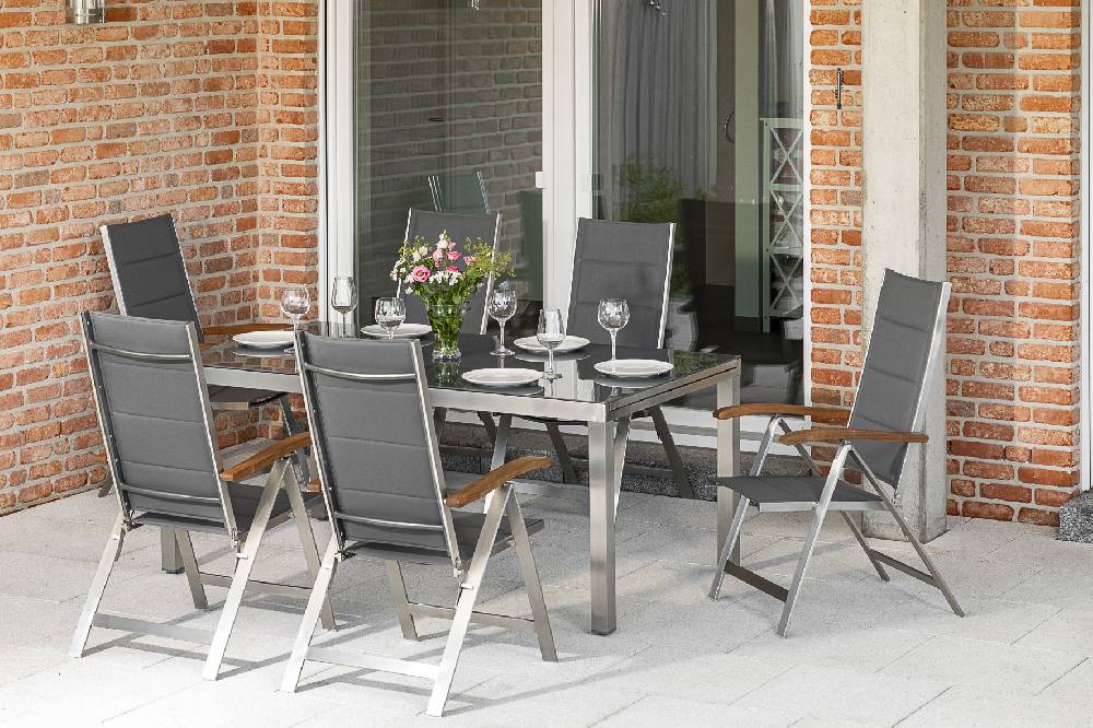 Merxx Ferrara Set 7tlg. Ausziehtisch 180/240 x 100 cm Angebote