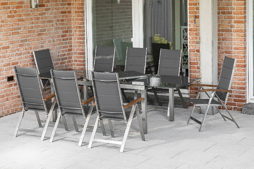 Merxx Ferrara Set 9tlg. Ausziehtisch 180/240 x 100 cm Hotsell