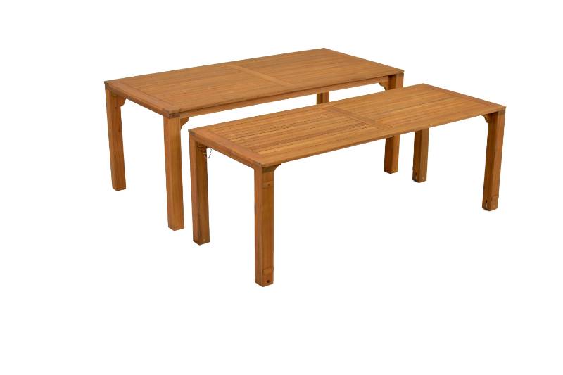 Merxx Paraiba Set 9tlg. Flex-Ausziehtisch 185/370 x 90 cm Begrenzte Freigabe