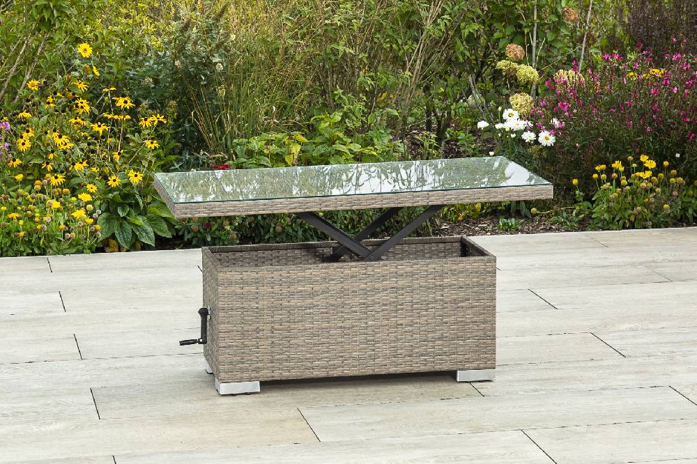 Merxx Bellante Set 5tlg. Tisch höhenverstellbar 120 x 60 cm Fabrikpreis