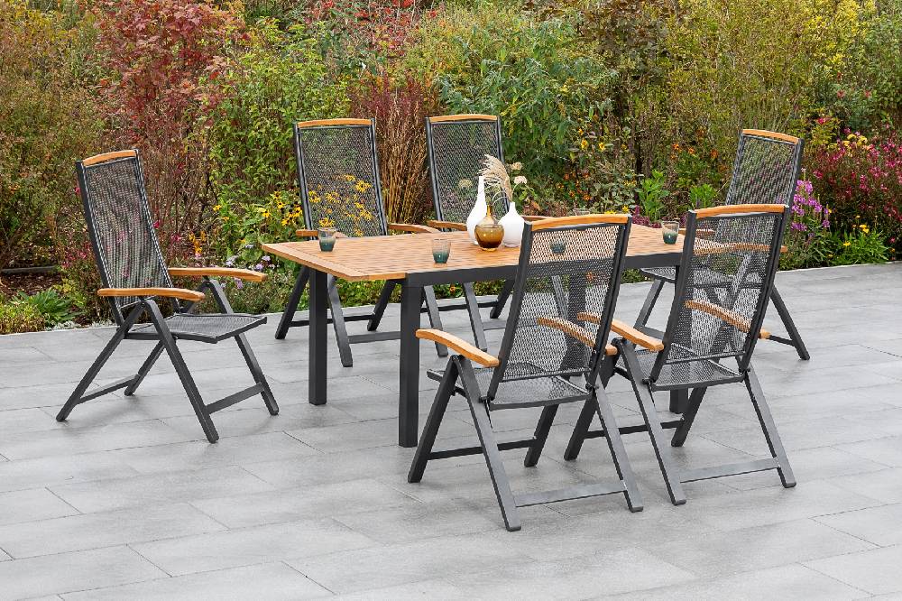 Merxx Tilos Set 7tlg. Ausziehtisch 150/200 x 90 cm Vatertagsangebot