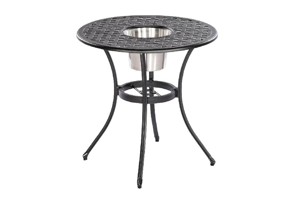 Merxx Rhodos Set 5tlg. Tisch rund ø 70 cm inkl. Kühler Exklusive Angebote
