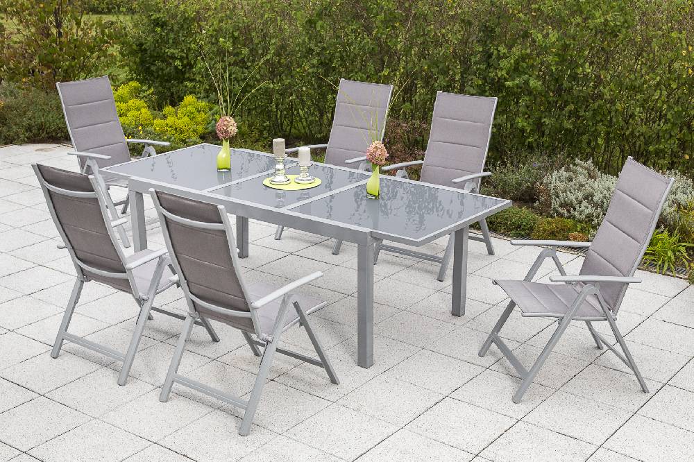 Merxx Taviano Set 7tlg. Ausziehtisch 160/ 220 x 90 cm Bis zu 65% Rabatt