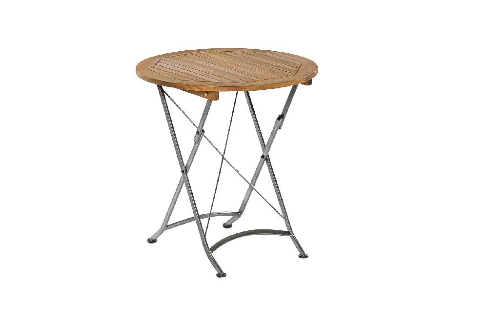 Merxx Prinzengarten Set 3tlg. Klapptisch rund ø 70 cm 50% Rabatt mit kostenlosem Versand