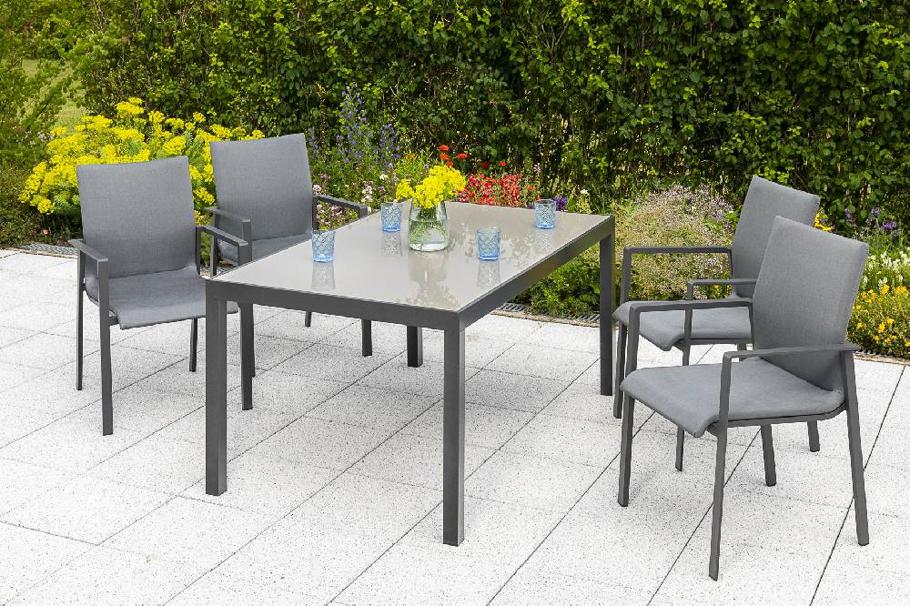 Merxx Bellino Set 5tlg. Tisch 150 x 90 cm Clearance-Verkauf