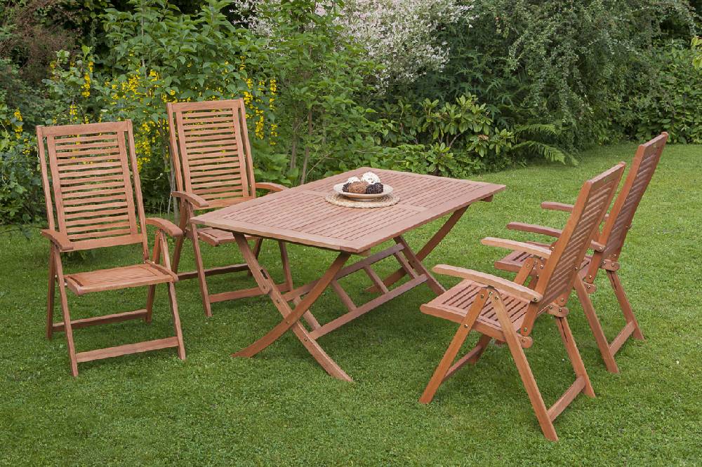 Merxx Cordoba Set 5tlg. Klapptisch 160 x 90 cm Wochenangebot