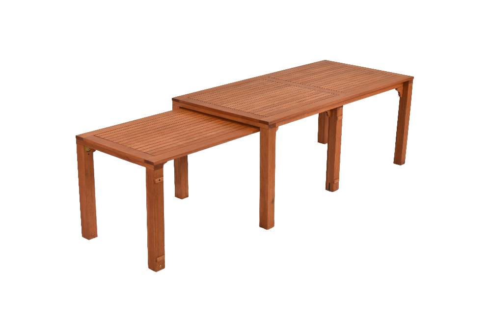 Merxx Comodoro Set 11tlg. Flex-Ausziehtisch 185/370 x 90 cm Nur für heute