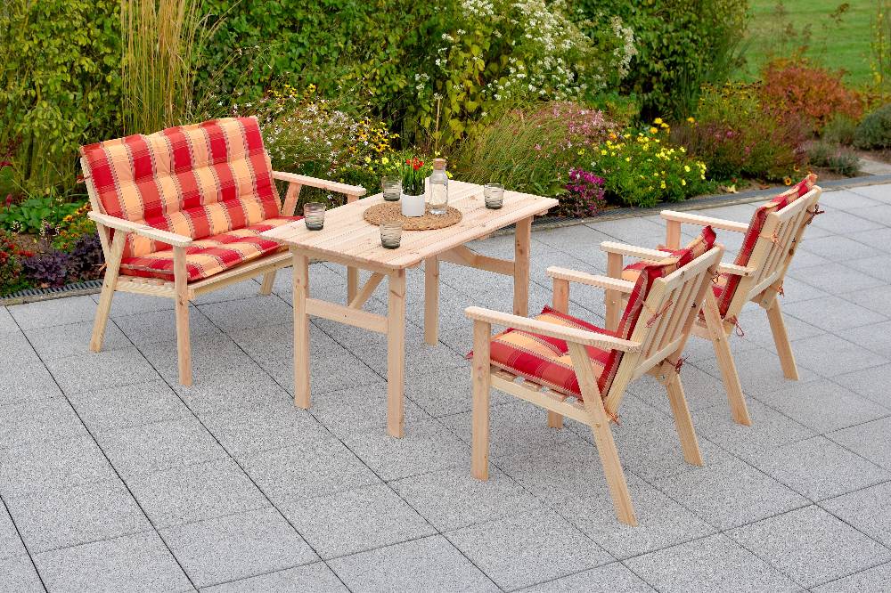 Merxx Sylt Set 8tlg. Tisch 110 x 65 cm Clearance-Verkauf