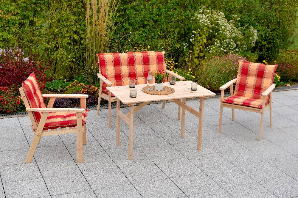Merxx Sylt Set 8tlg. Tisch 110 x 65 cm Clearance-Verkauf