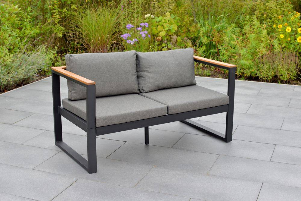 Merxx Mykonos Set 3tlg. Tisch 90 x 60 cm 3er Bank Speichern exportieren