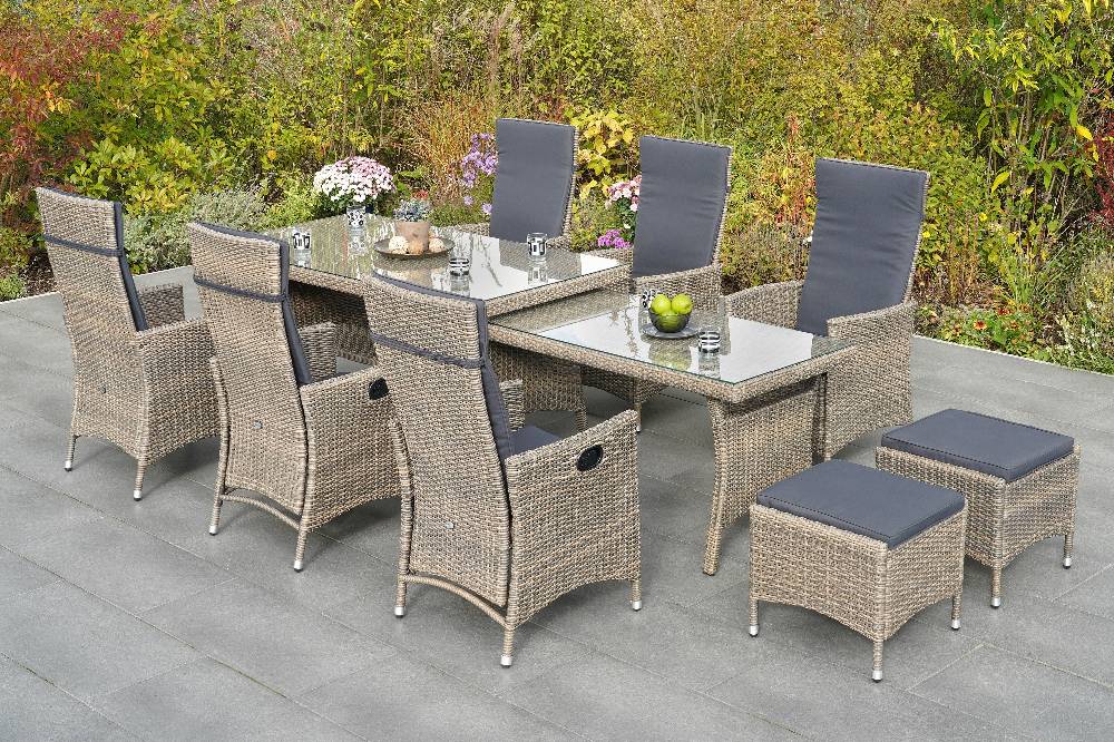 Merxx Ravello Set 17tlg. Tisch verlängerbar 160/270 x 85 cm Günstig kaufen